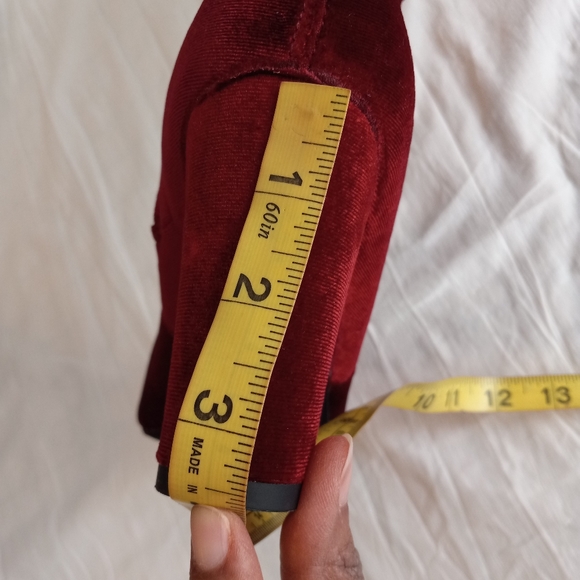 Ladies Over the Knee Stretch Velvet Boots - Picture 13 of 13